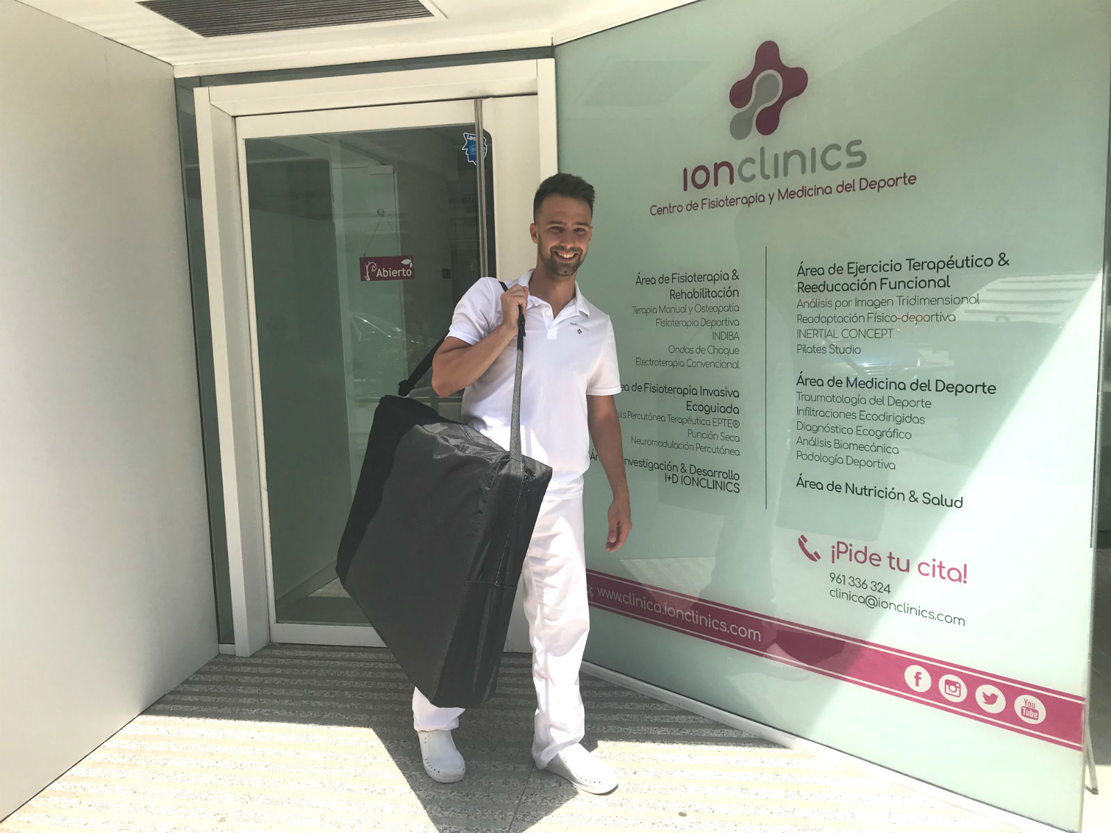 Fisioterapia a domicilio en Valencia, un servicio de la Clínica Ionclinics